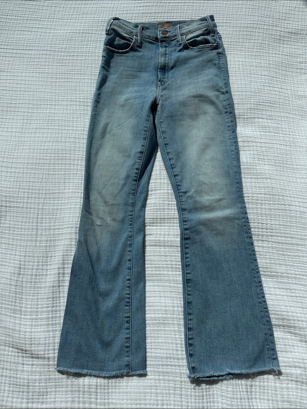 MOTHER The Hustler Ankle Fray Jeans